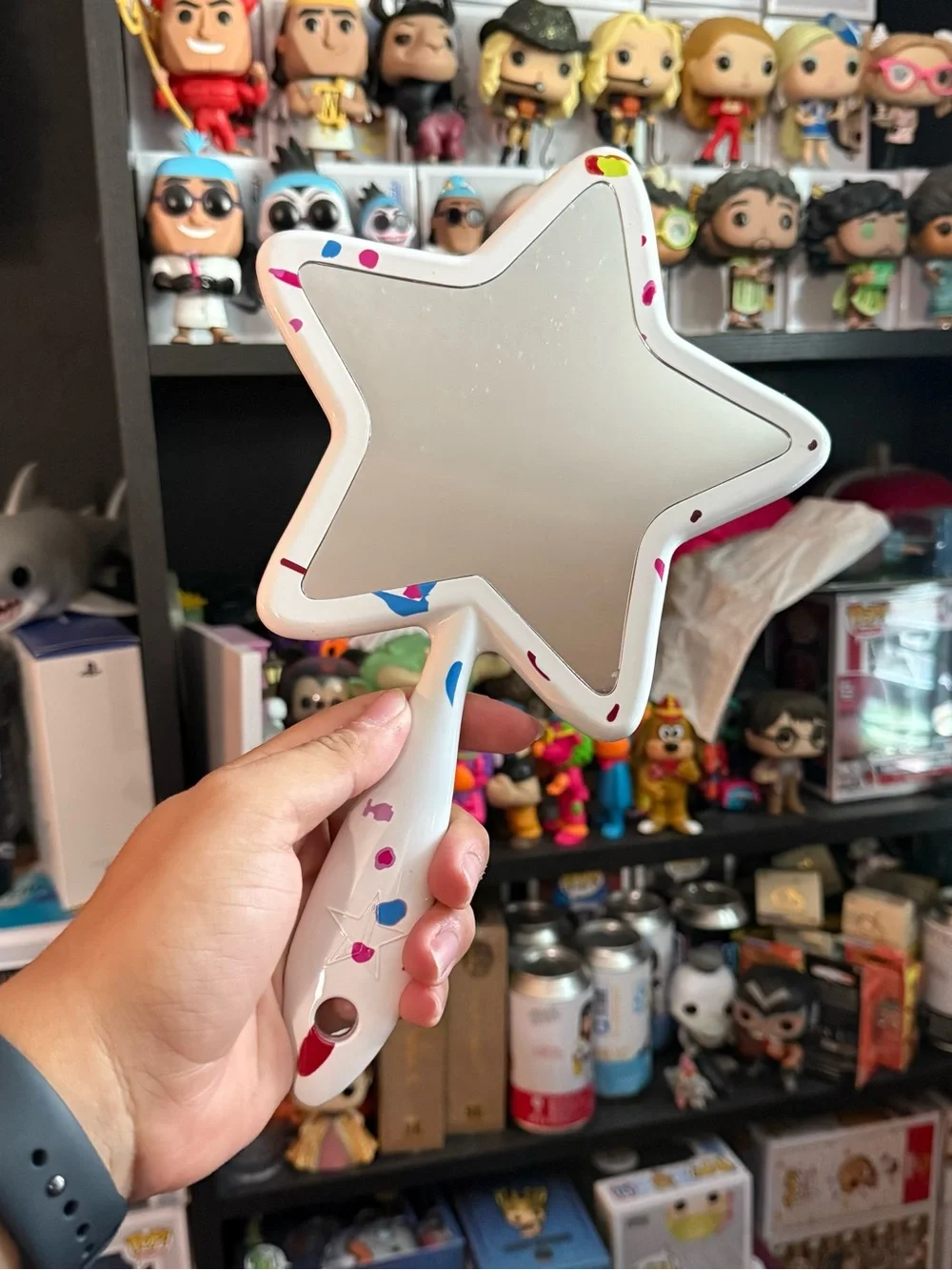 Jeffree Star Cosmetics Pink Star Hand Mirror - Jawbreaker Mirror